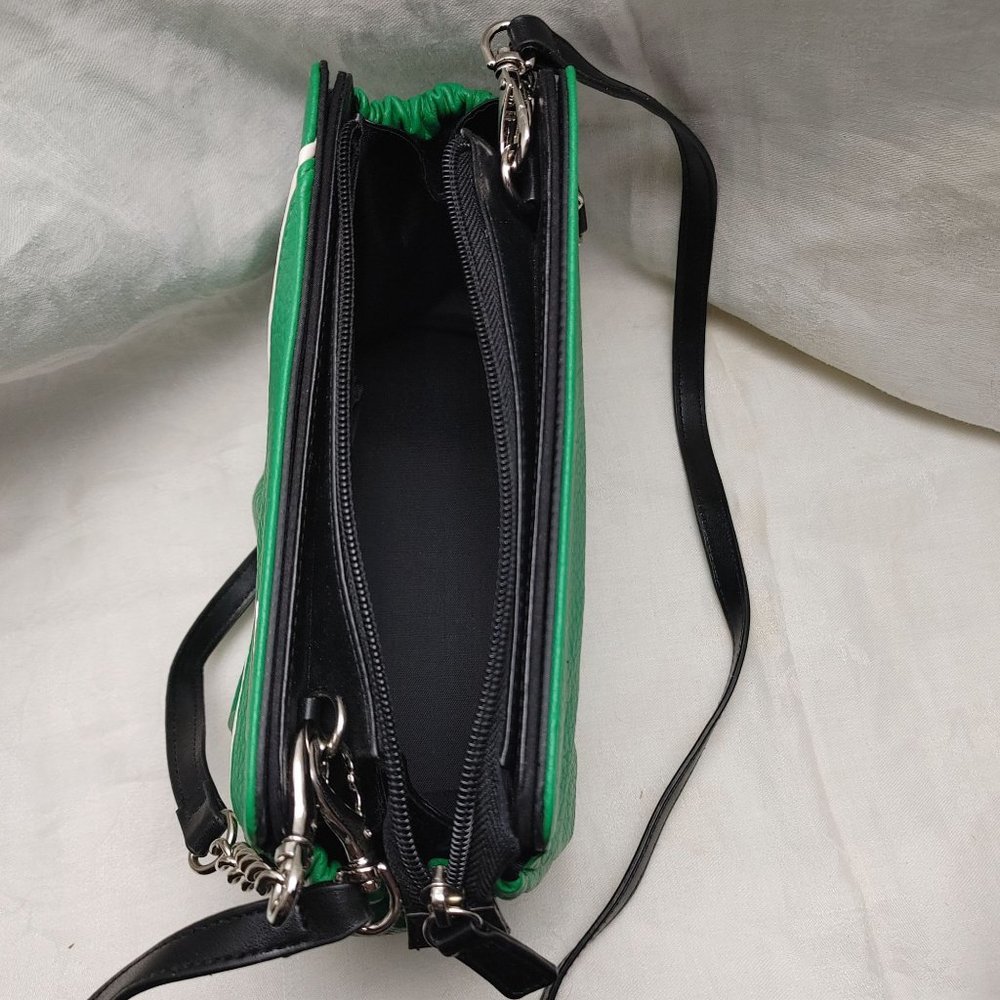 Miche Judy Petite Shell Green Pebbled Faux Leather Purse - Picture 3 of 3